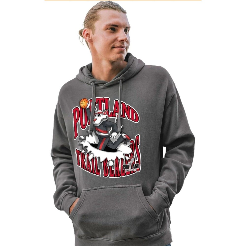 Portland Trail Blazers Hoodie Mens Medium NBA Basketball Pullover Sweatshirt B5